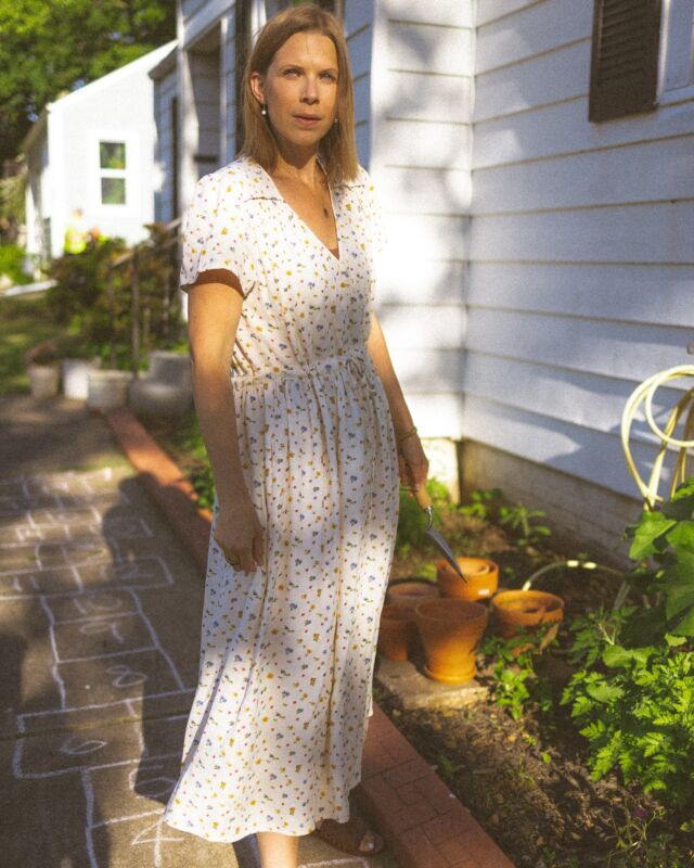 In my 🌷Miss Honey 🌼 era with this dress. Gardening even at our temporary home has been the biggest blessing the last two spring seasons. I come out and check my seedling and flower growth every morning with my open mug of coffee as the sun rises. In the afternoons we often plant some more, read books soured by our blooms, and watch the bunnies and birds. And every evening the kids and I check the progress, water of it hasn’t rained, and fully enjoy the beauty of Spring. ✨

My new dress is one of @christydawn’s new exclusive 🌸 simple dawn 🪻 and quickly became a new favorite as soon as I slipped it on. Feels like I’m living out my 90’s mom dreams. Use code 10MARY to save on their shop 🌞 #christydawnsteward